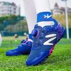 28-39 Sapatos de Futebol Infantil Juvenil Firmes Velcro Sapatos de Futebol Treino Chuteiras de Futebol Infantil Meninos Chuteiras de Futebol