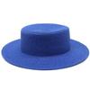 Seaside vacation beach sun protection sun hat green straw hat light board DIY versatile British flat top top top hat