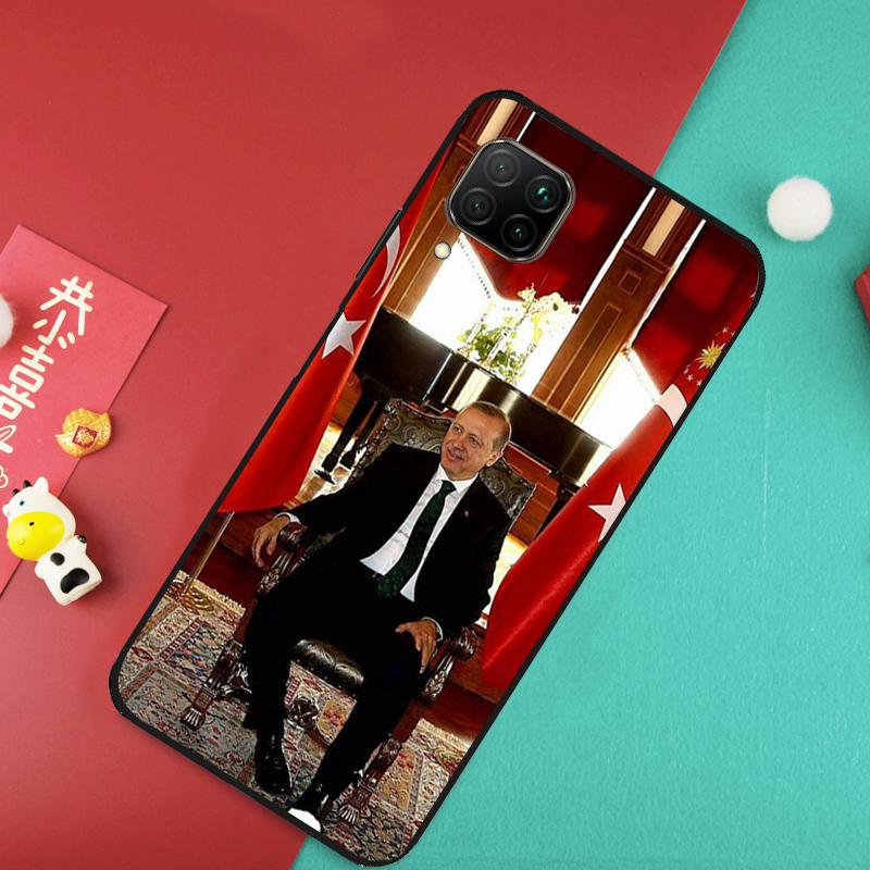 President Turkiet Recep Tayyip Erdogan För Huawei Nova 11 Pro 9 10 SE 7i 8i 11i 12i Y73 Y72 Y61 Y91 Y90 Y70 Y60 P30 P40 Lite Fodral