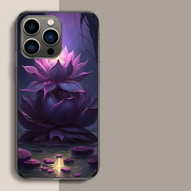 

Buddhist Fire Lotus Phone Case For Apple Iphone 16E 16 17 Pro Max Air 15 Pro 14 Plus 12 13 Mini Cover Cute Fundas Silico iPhone 17