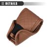 Motoforti Universal Car Gear Shift Cover Shift Knob Cover Gear Stick Cover Automatic Shift Gear Cover, Fashionable, Faux Leather, Brown
