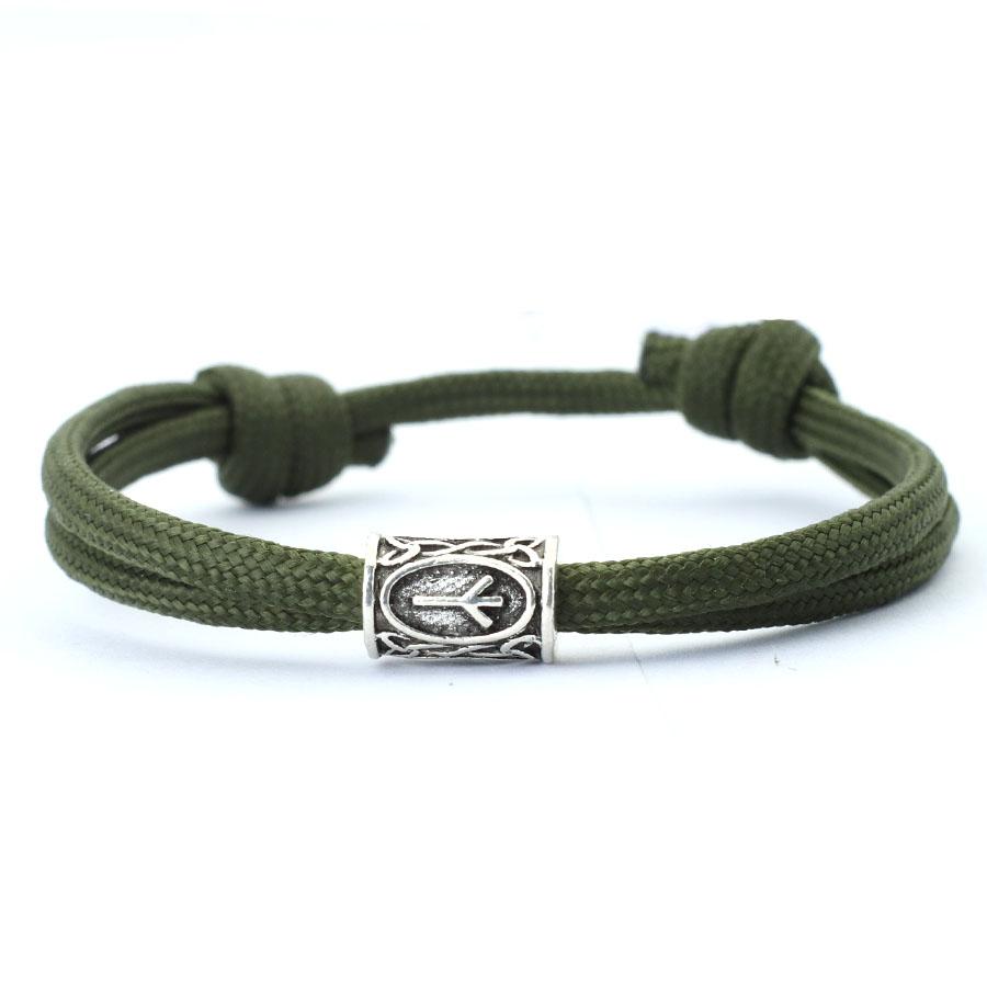 

Norwegian Viking Characters Bracelet For Men Sliding And Adjustable Knot Braslet Outdoor Survival Paracord Braclet Pulsera Homme