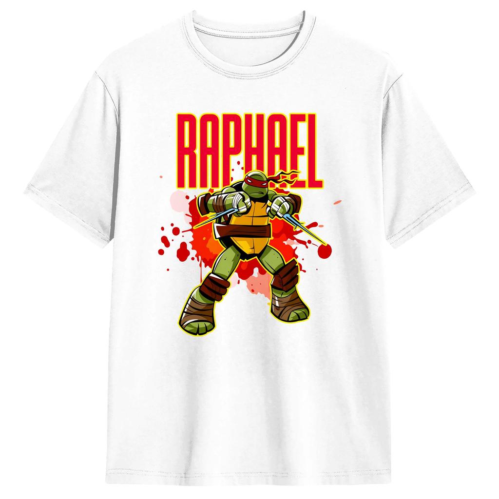 TMNT Raphael TShirt Summer Fashion T Shirts Cotton Round Neck Oversize Top Tees Short Sleeve Streetwear Tops