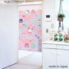 Noren Kobo Noren Sanrio Characters Tapestry, 85cm wide x 150cm long, Pop Japanese Pattern, 92191