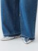 Beams Boy Work Pants [Special Order] Lee X Maturely Denim Asymmetric Pants, Women's, Blue, Size S