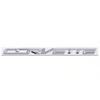 For Chevrolet Corvette Logo Tail Badge Metal Modified English Letter Label 3D Sticker 27.8x1.8cm Auto Rear Emblem Decoration