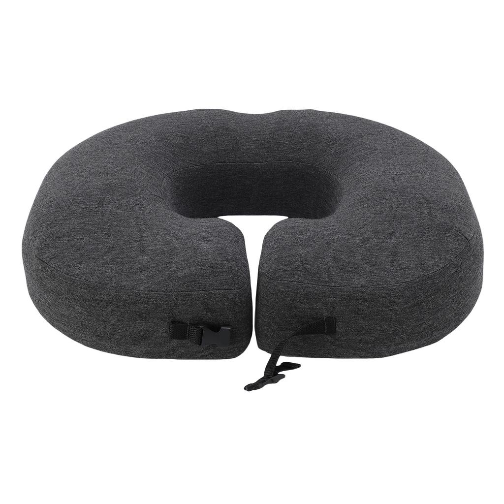 Donut Pillow Center Hole Memory Foam Non Slip Donut Cushion for Sitting for Office Home