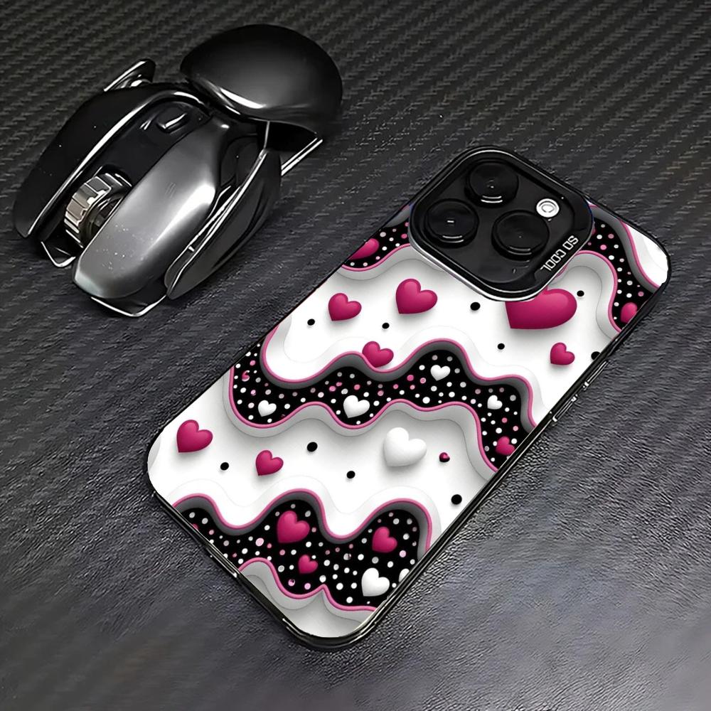Simple and Caring Design Phone Case Suitable for iPhone 16, 17, 15, 14, 13, 12, 11 Pro/Max/Plus Anti Drop and Shockproof