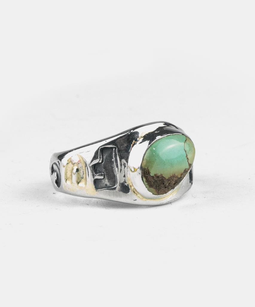 Sheen666 F-Word Turquoise Gold Custom Ring (Type A)