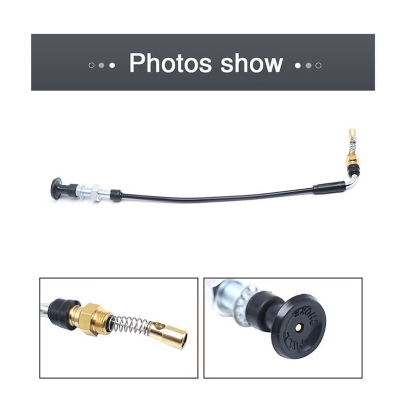 310Mm Choke Assembly Manual Starter Plunger Switch Cable Operated Carburetor For Mikuni TM32-38Mm VM30-44Mm Carb-Y79A