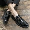 Fashion Fashion Designer Mens Leather Luxury Brand Casual Formal Office Bussiness Dress Loafers Man Moccasin Male Footwear Shoes for Men