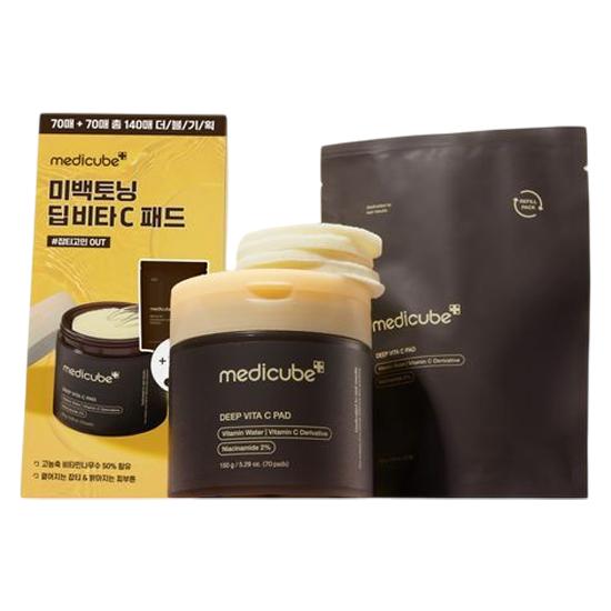 

Набор сменных пэдов MediCube Deep Vita C – Осветление и уход за пигментными пятнами, корейский