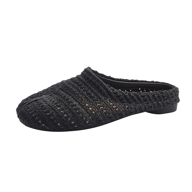 Fashion Lightweight, comfortable and soft Style Women's Knitted Shoes Outdoor Wear New 2025 Slippers Fashionable shoes