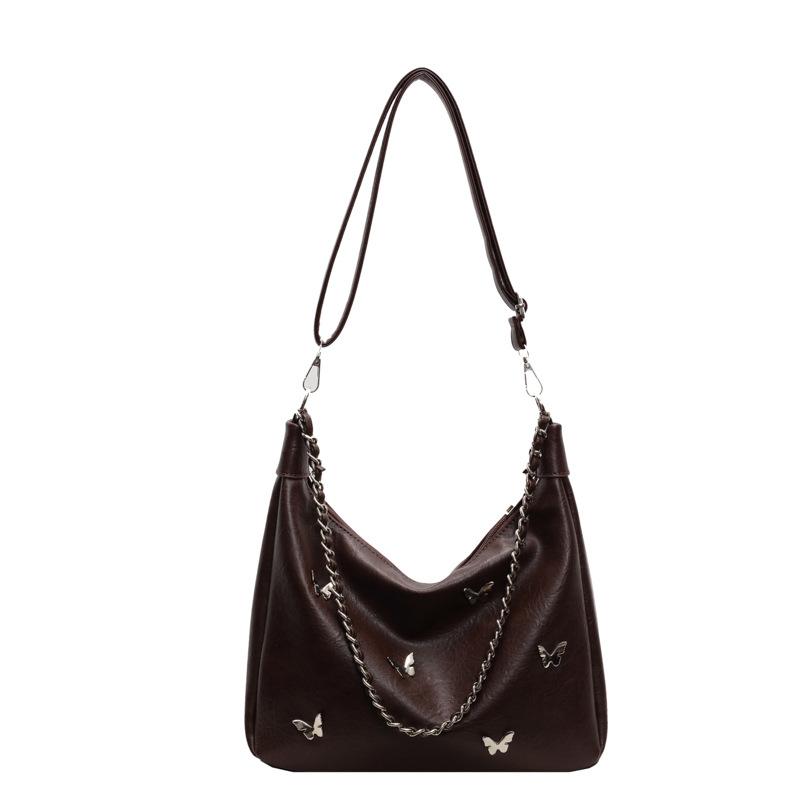 

Женская сумка-тоут Новая милая женская сумка через плечо большой вместимости Дорожная женская сумка Small темно-коричневого