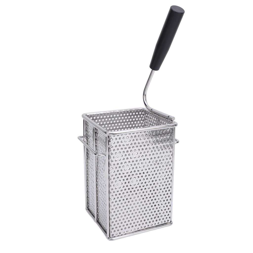 304 Stainless Steel Fry Basket with Handle French Fry Chip Basket Filter Pasta Strainer for Home