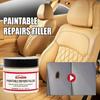 Car Leather Filler Repair Natural 60ml Compound Leather Restoration Cream Leather Filler Repair Car Leather Conditioner Cleaner