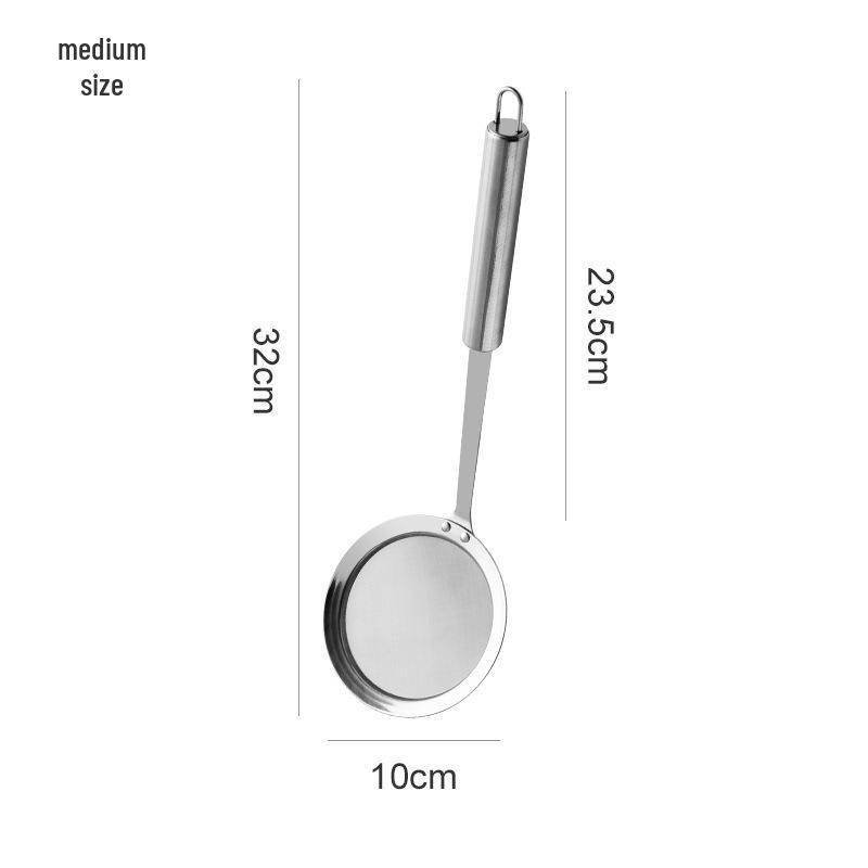 304 Edelstahl Öl- und Schaumschöpflöffel mit 100-Mesh-Filter für Hot Pot