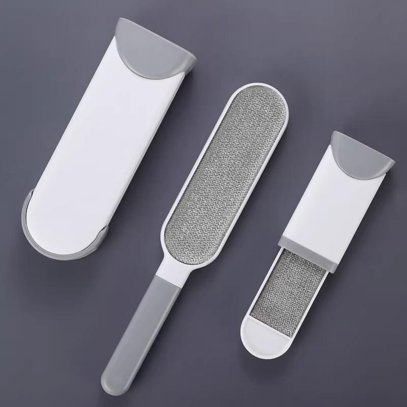 Clothes & Carpet Pet Hair Remover - Lint Roller & Scraper Brush