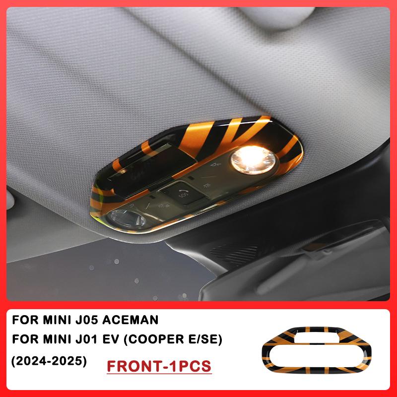 Car Reading Light Panel Cover Stickers For Mini J01 E SE J05 Aceman Front Rear Lamp Decorative Stickers s Interior Accessories