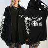 Neue Gambar Valhalla Tokyo Revengers Anime Hoodies Manga Harajuku Männer Winter Zipper Sweatshirt Casual Unisex Übergroße Zip Hoodies