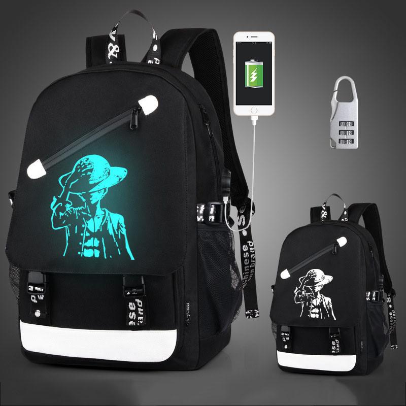 Anti Fashion Theft Backpack School Unisex Travel Bag Usb Charging Port Rucksack