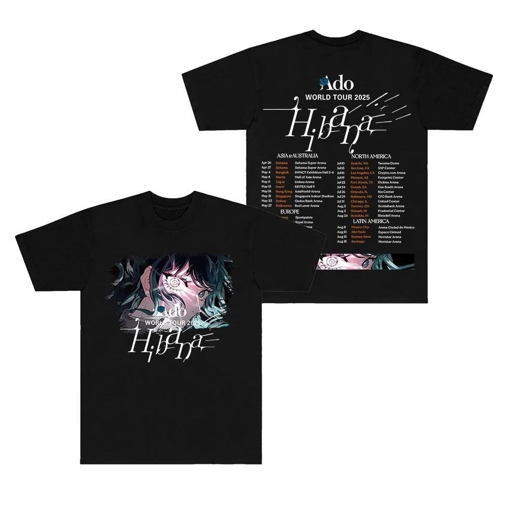 Ado Hibana World Tour 2025 Concert Fan Gifts Unisex T-Shirt XXXL
