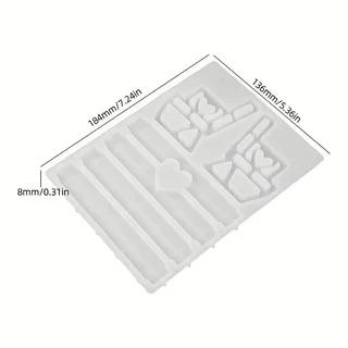 Love Bench Silicone Mold DIY Handmade Heart Splicing Rocking Chair Plaster Cement Resin Craft Casting Molds Home Decor Art Gifts