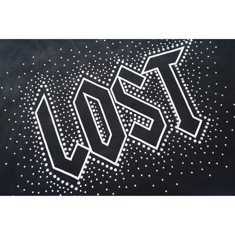 LOSTSHDWS Herren und Damen Reine Baumwolle Trendige Marke Heißprägung und Waschen zur Herstellung von Vintage-Hoodies und Hoodies