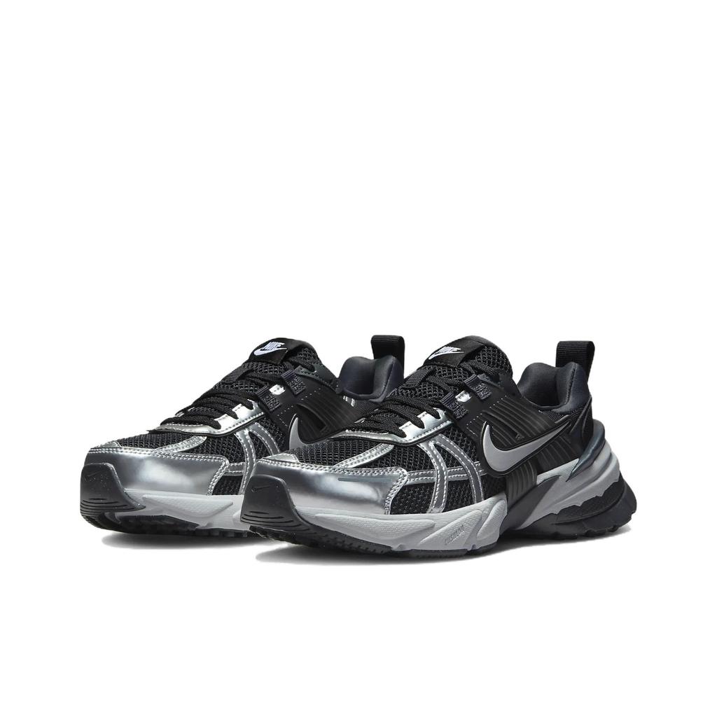 Nike V2K Run Čierna Metalická Strieborná Dámske Tenisky Antracitová Tmavosivá FD0736-005