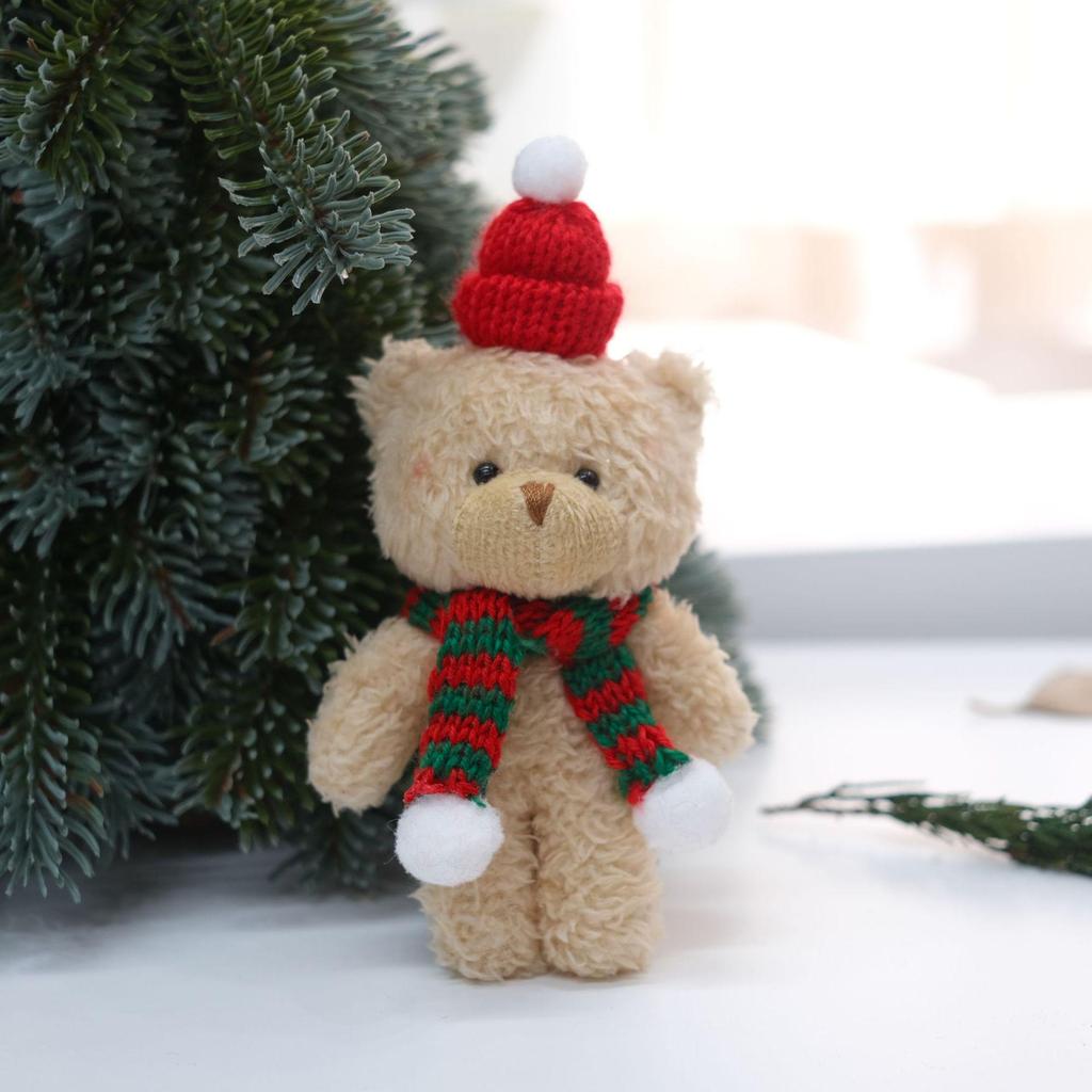 Cross-Border Christmas Bear Onesie Scarf: Cute Tree Decoration Pendant