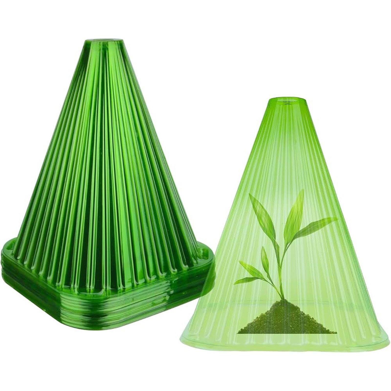

Reusable Garden Plant Cloches Cover Transparent Breathable Plant Cover Square Environmental Friendly One Size