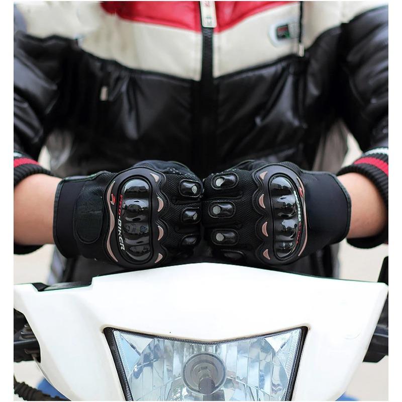 Mănuși de motocicletă Mănuși de motocicletă pentru bărbați Mănuși de curse cu degete închise respirabile pentru sporturi în aer liber Călărie pe biciclete