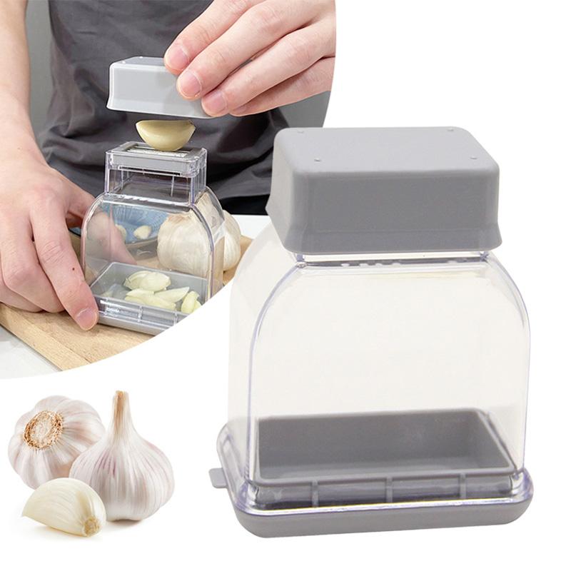 Manual Pressing Garlic Grinding Grater Cutter Multifunctional Removable Easy To Clean Quick Chopper Cutting Tool for Kitchen