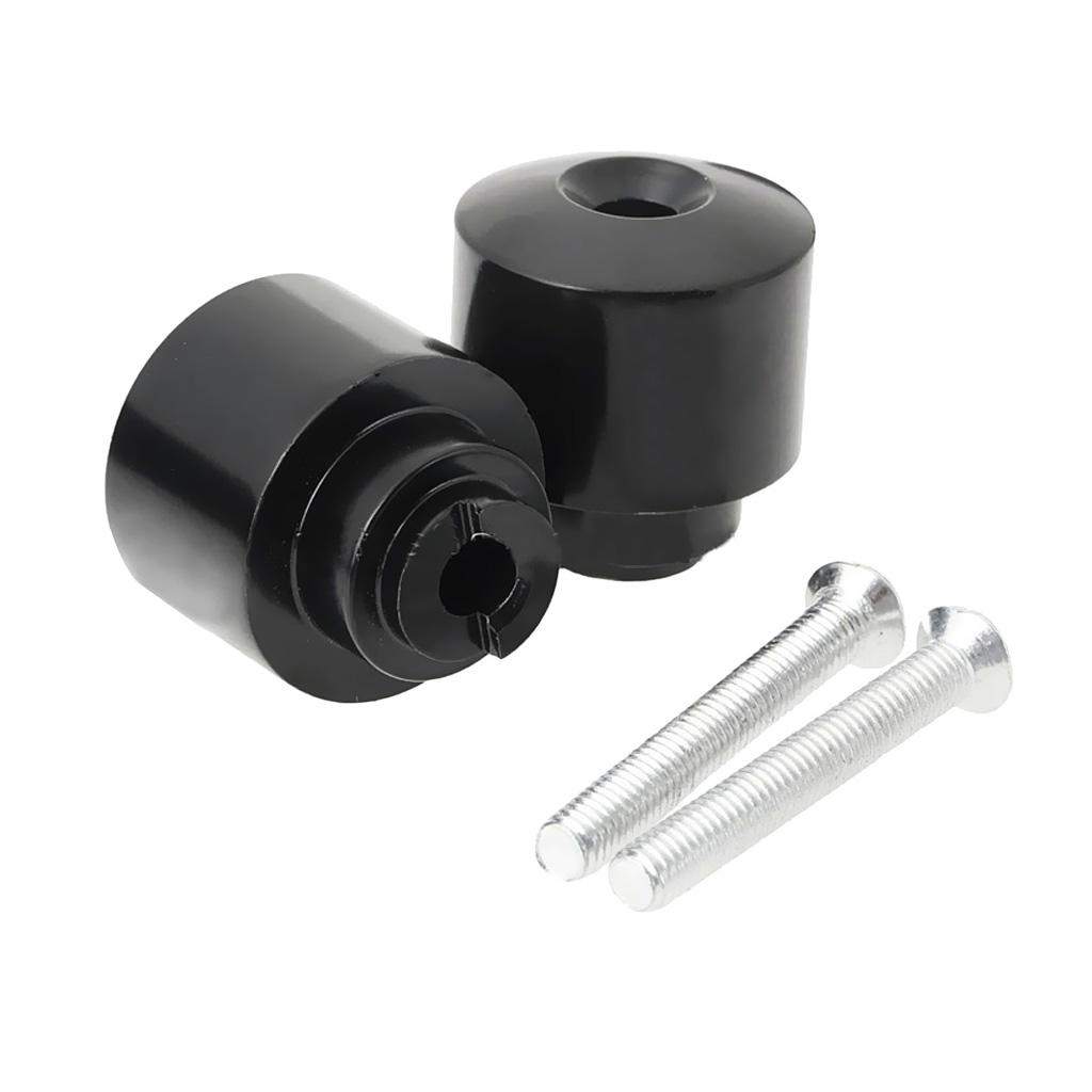 

Motorcycle Scooter Bar Ends Handheld Grip End Caps for CBR 600RR 1000 RR чёрный