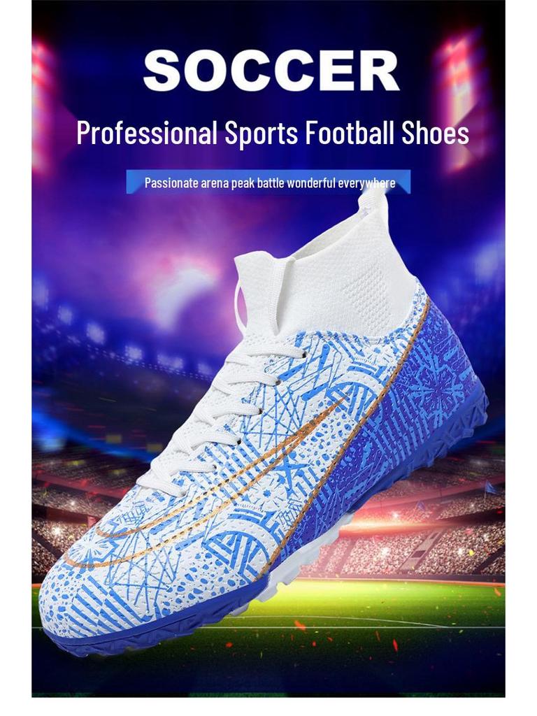 Unisex Youth Professional Long Spike Football Shoes