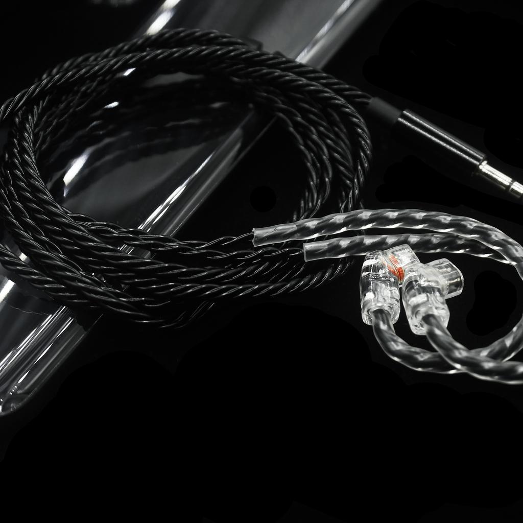 Butfast Iem Cable Headphones Cable Silver Plated Wire 3.5 MM 2Pin 0.78MM Earphone Cable for KZ ZA12 KZ ZAR KZ X HBB PR2 AS16