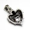 Angel Heart Pendant Top, Silver, for Women and Men