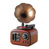 Retro Phonograph Shape Music Box Classical Art Decor Music Box Crafts Gift Home Decoration Antique Vintage Decor