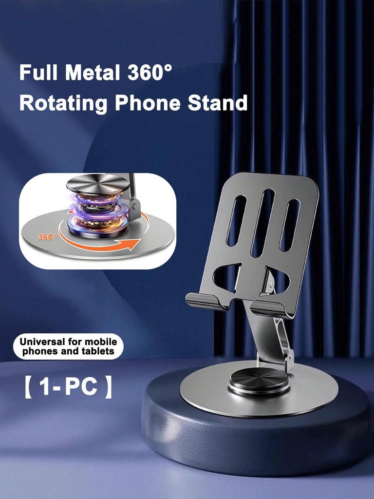 1pc Universal Slouchy Phone Holder, 360° Adjustable Phone Stand, Foldable & Rotatable Multi-Function