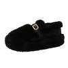 Mao Mao shoes outer wear women's 2025 autumn and winter new two wear fleece warm one pedal thick sole comfortable height increase cotton shoes women