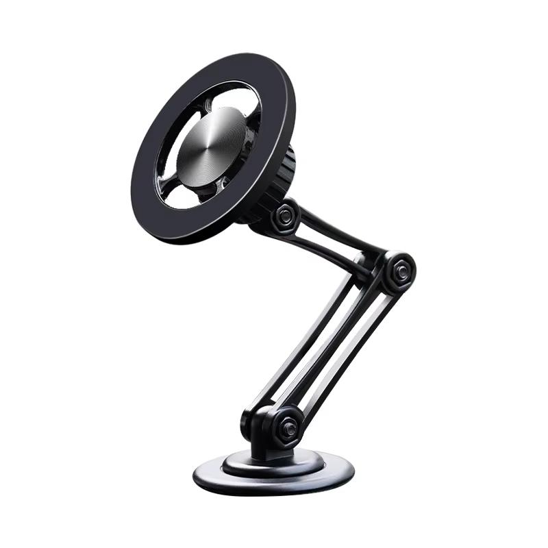 Car Phone Holder 360° Rotate Metal Magnetic Foldable Magsafe Phone Stand Air Vent Magnet Mount GPS Support For All Phones