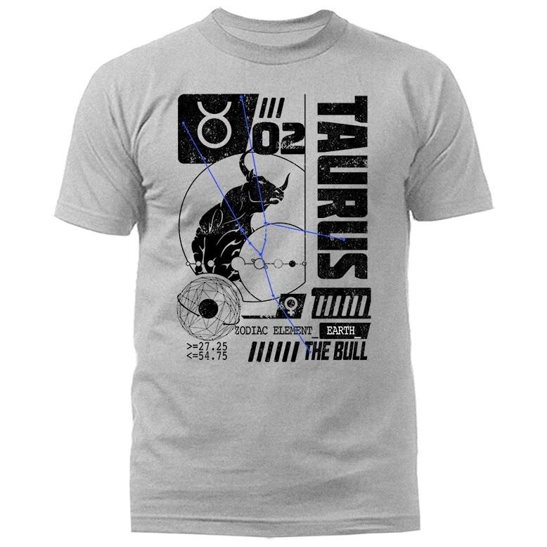 Taurus Zodiac Sign Horoscope Astrological Graphic Tshirt Unisex T-Shirt XXXXL