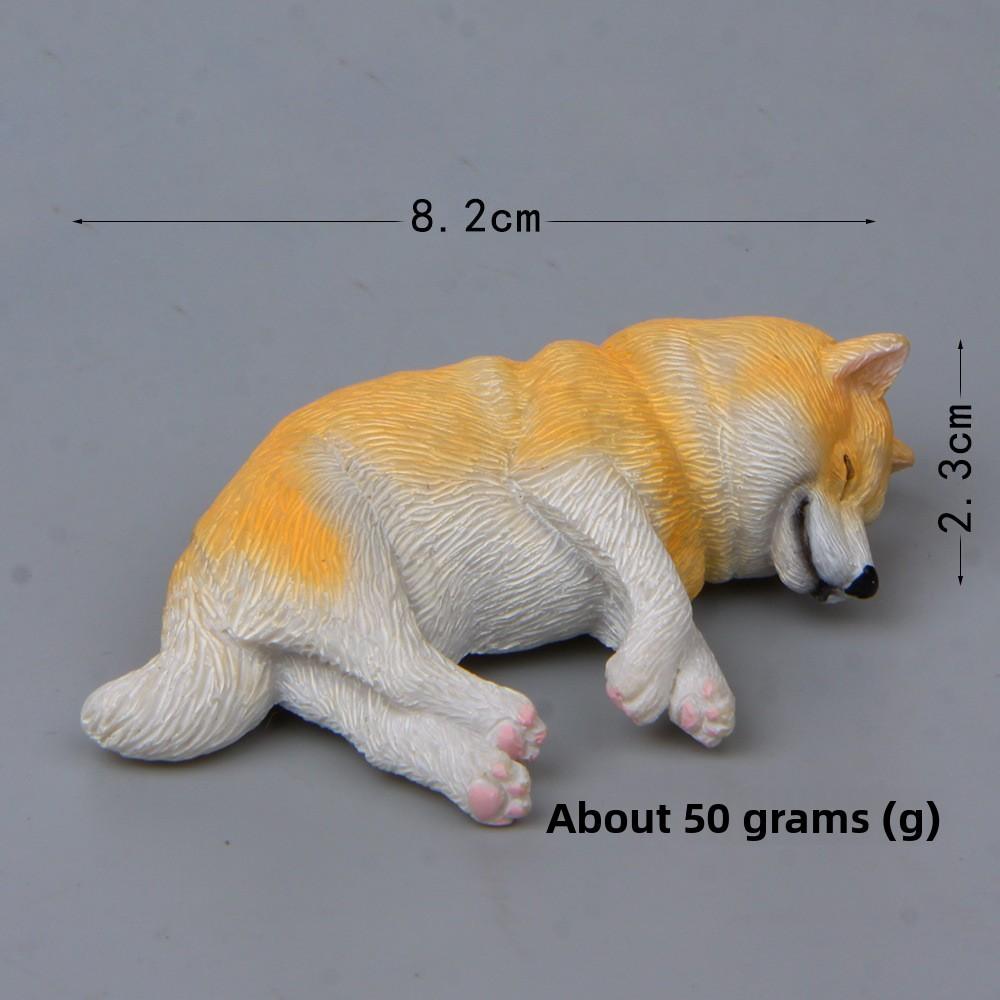 

Милий мультяшний сплячий хаскі та шіба-іну, магнітна прикраса для холодильника, аксесуар для декору дому та подарунків Yellow Shiba