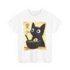 Cat Ramen Graphic Tee, Japanese Kawaii Anime Cat Lovers Funny T Shirt