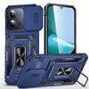 Case for Poco C85 - TPU+PC, Blue, With Stand