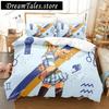 Fashion 3D Print Anime Bed Sheet Faity Tail Bedding Set Single Twin Full Queen King Size Bed Set Adult Edroom Duvet Cover Sets74