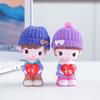 Resin Miniature Sweet Boy Girl Figures Bobblehead Wedding Decoration Doll  Hobby Collectibles Gifts
