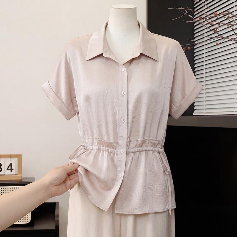 

Women s Summer Chiffon Short-Sleeve Top 4XL (Recommended 135-150 jin)