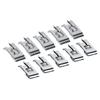 10Pcs Bias Tape Binder Foot GShaped Overlock Presser Foot for Brother Singer Sewing Machine