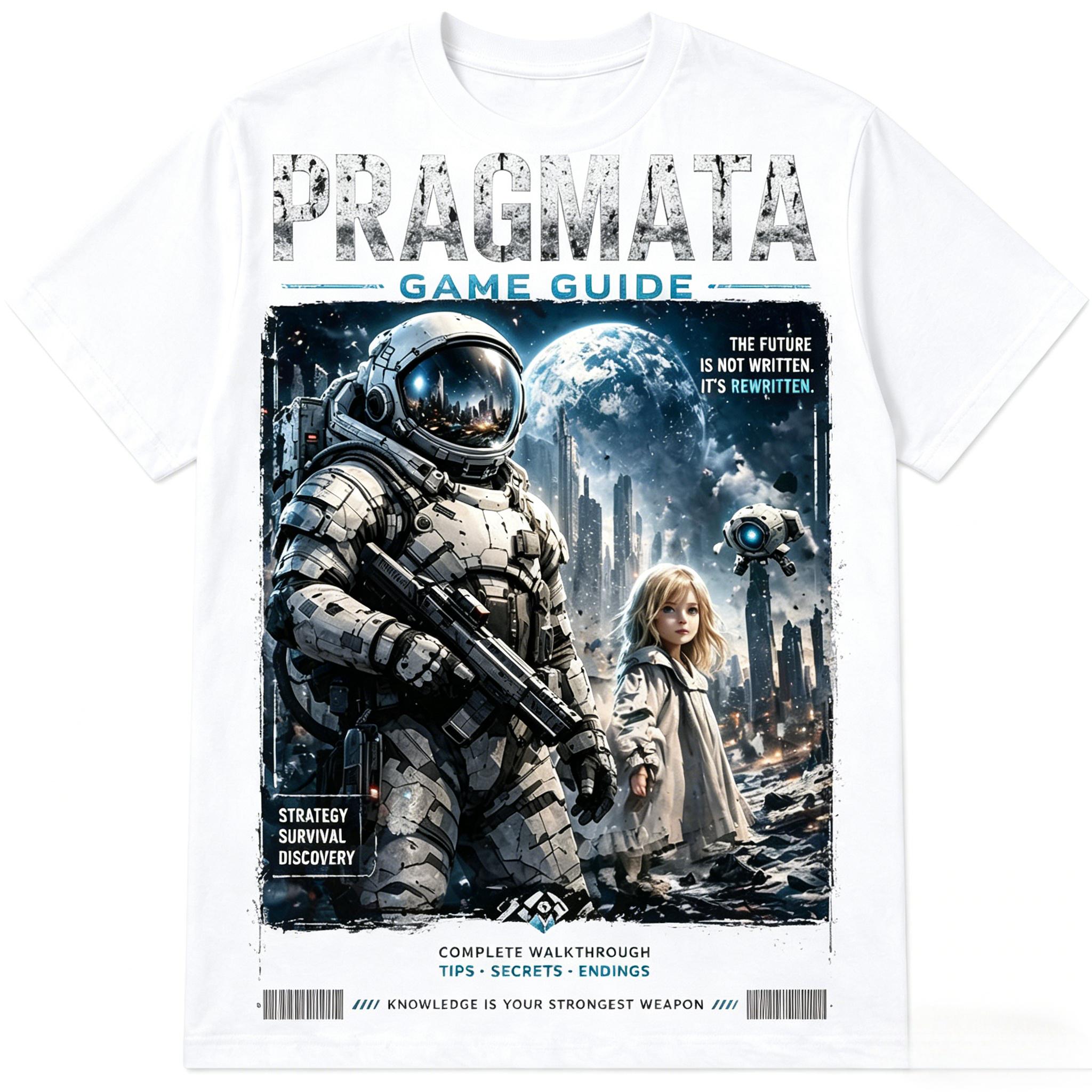 

PRAGMATA Unisexs Summer 2026 TShirt Diana Game Graphics Pure Cotton Y2K Harajuku Style Short Sleeve Action Adventure Top 4XL